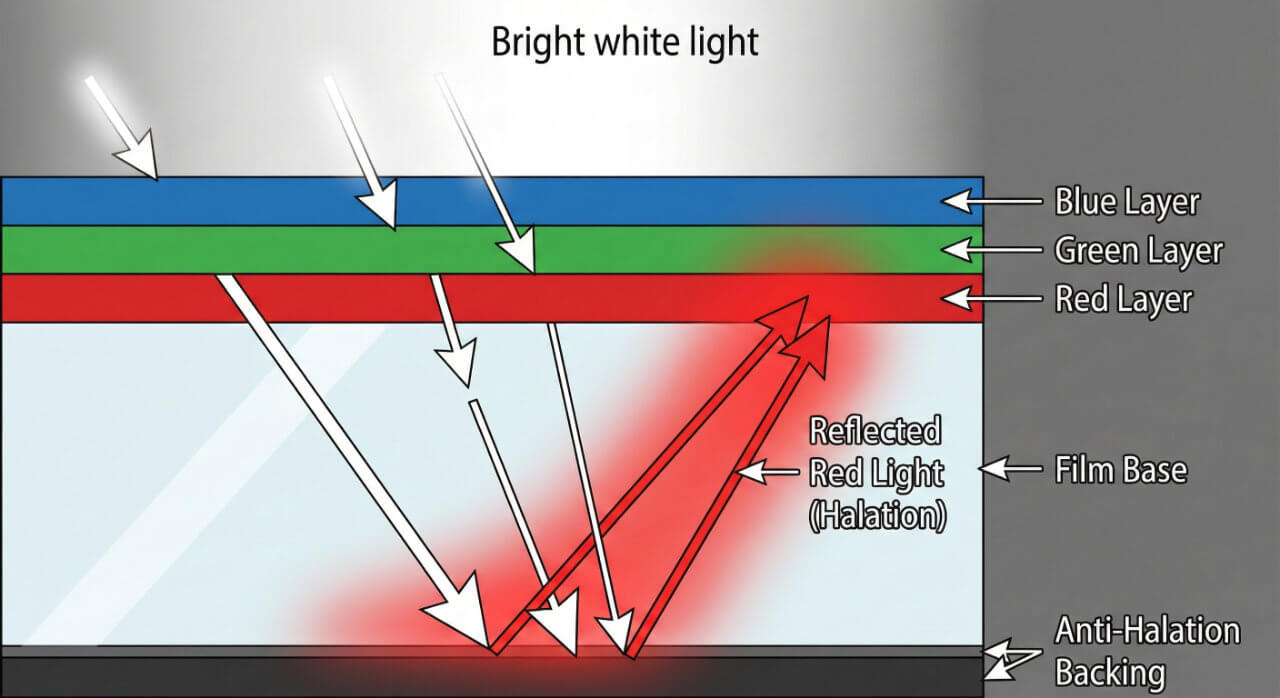 Halation Effect Physics